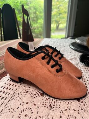 Women's Suede 3.5cm Heel Teaching & Practice Shoes Ballroom Dance Shoe